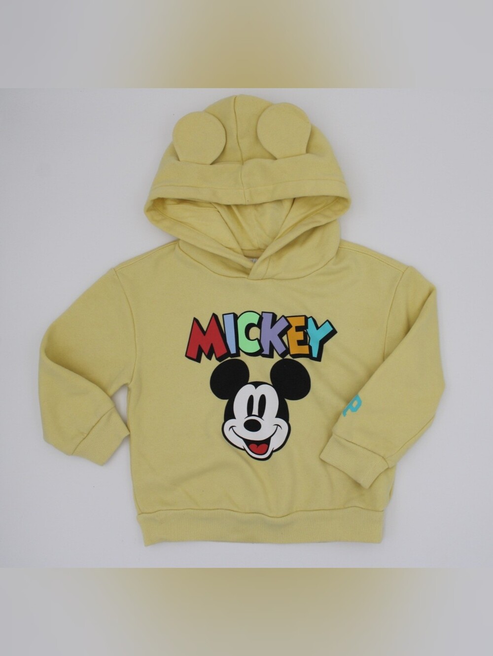 BabyGAP Mickey Mouse Yellow Hoodie Pullover